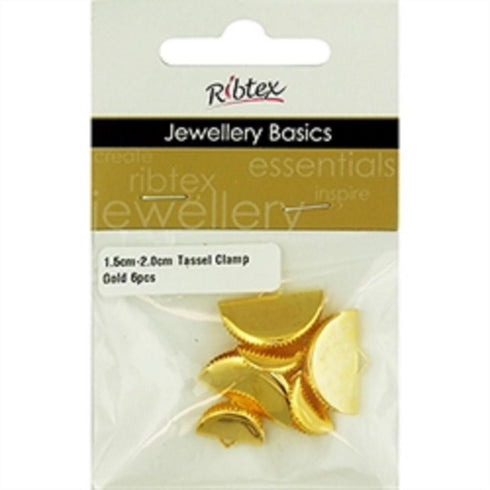 AussieSuperStore Jewellery Making Supplies Gold JF Tassel Clamp (in 2 colours) JF Tassel Clamp (in 2 colours) | Jewellery Making Findings | Jewellery Making Supplies 9323823205386 JF19003